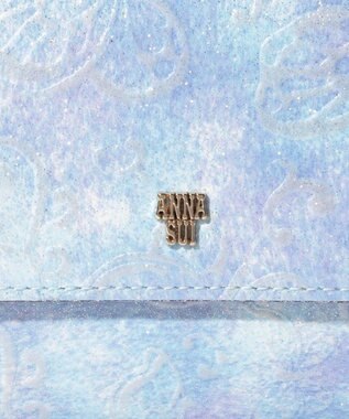ANNA SUI パピヨン 口金長財布 ライトブルー
