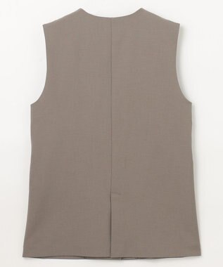 ANY 【セットアップ可能/ストレッチ】イージーケアジレ モカ