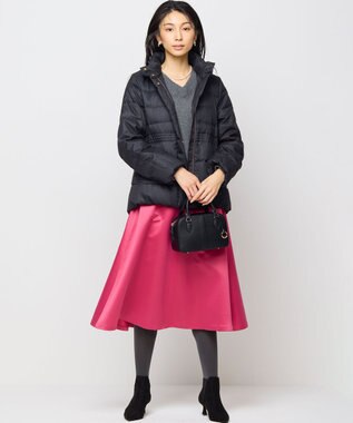 組曲 【ショルダーベルト付き】ミニボストンバッグ ブラック系