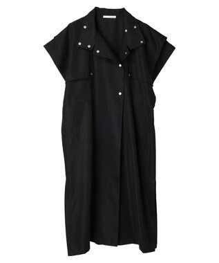 Green Parks ・ＥＬＥＮＣＡＲＥ　ＤＵＥ　トレンチロングベスト Black