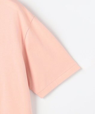 自由区 L アートグラフィック Tシャツ サーモンピンク