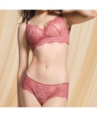 BRADELIS New York 【BRADELIS Me / ノンワイヤー・バストアップ】Perfumyバックスムーズブラ25S1 ブラデリスミー 補正 ブラジャー ダスティローズ