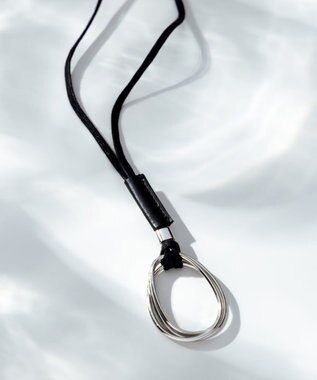 23区 オーバル リングトップ ネックレス シルバー系