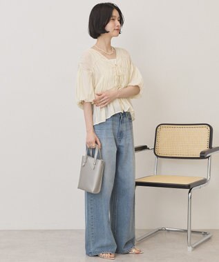 AMERICAN HOLIC フロントリボンブラウス Ivory