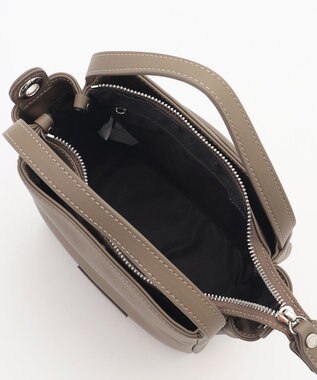 Y'SACCS カウレザー すっきり2wayミニトート グレージュ