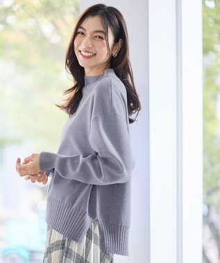 ANY 【新色追加】ハイネックデイリーニット