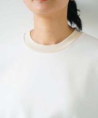 WHITE MAILS 【UNISEX】PAPER DOUBLE JERSEY OVERSIZED T-シャツ オフホワイト