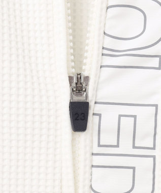 23区GOLF 【MEN】【UVケア】ワッフル パーカー ホワイト系