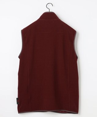 JOSEPH ABBOUD MOUNTAIN 【UNISEX】ポーラテックブロックフリース ベスト ワイン系