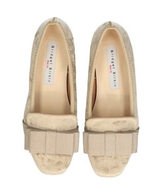 Bridget Birkin ＜3E＞【Bridget Birkin Walk】スクエアオペラコンフォートシューズ ベージュ雑材