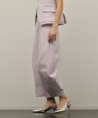 GRACE CONTINENTAL ドライオックスバレルパンツ ラベンダー