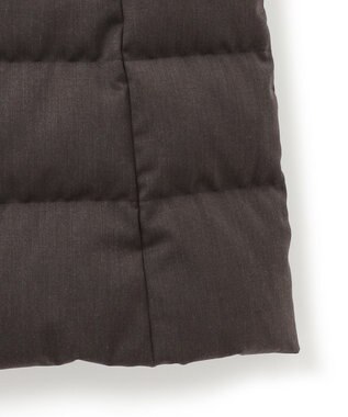 23区 S 【撥水加工】ブライトウール ロングダウンコート ブラウン系