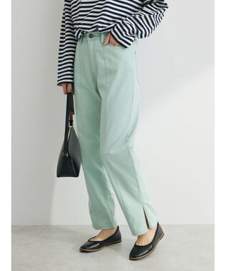 Green Parks ＧＵＭストレッチカラースリムストレートパンツ Mint