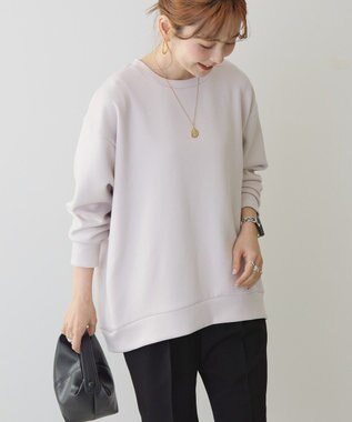 AMERICAN HOLIC 【WEB限定】バックフリルポンチプルオーバー Gray Beige
