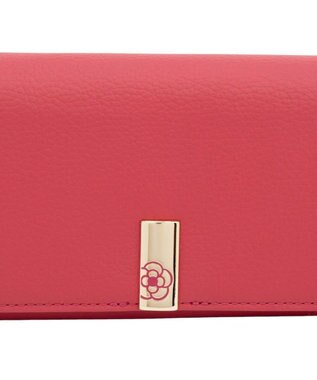 CLATHAS エクセ かぶせ長財布 ピンク