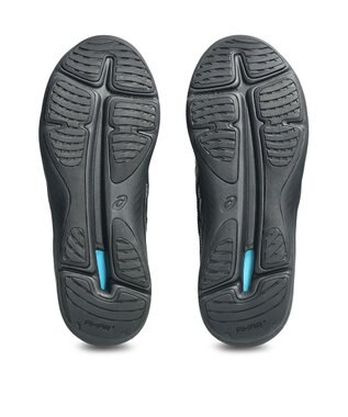 ASICS WALKING ゲルファンウォーカー メンズ 4E相当 ブラック×ブラック