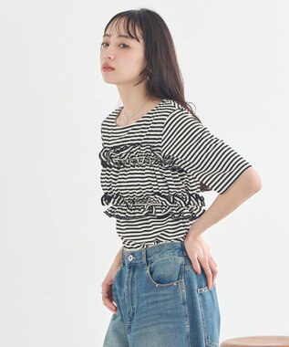 earth music&ecology SET2点マルチウェイバンドゥ＋プルオーバー Black