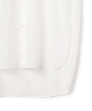 BEIGE， PAULINE / リネンヴィスコースオーバーサイズロングシャツ White