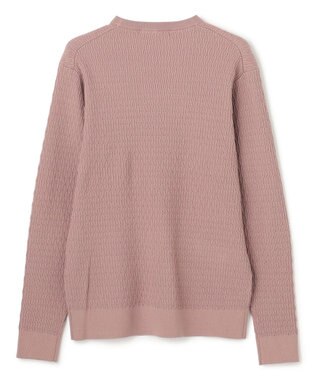 JOSEPH HOMME 【新柄】 ヴィスコースリンクス　クルーネックニット ピンク系