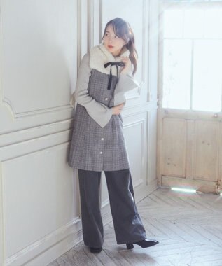 earth music&ecology フレアスリーブプルオーバー Ivory