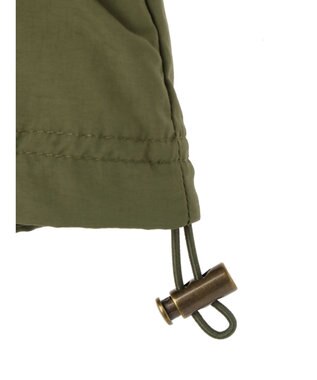 earth music&ecology スタンドフリルミリタリーブルゾン Khaki