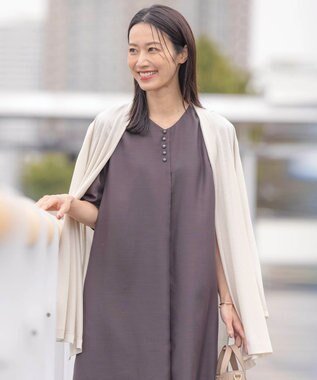  セルロースジャージー ロング カーディガン