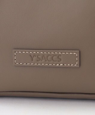 Y'SACCS カウレザー すっきり2wayミニトート グレージュ