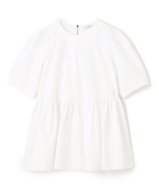 BEIGE， 【WEB限定】DIAMANT / ギャザーブラウス White