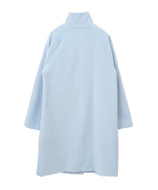 Green Parks スタンドロングコート Sax