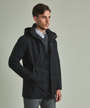 GOTAIRIKU 【仕事で着用可】ラスタードビー フーデッドブルゾン(23年モデル) ブラック系8