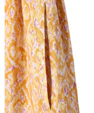 AMERICAN HOLIC ティアードエスニックプリントスカート Orange