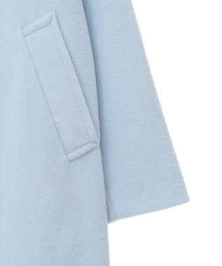 Green Parks スタンドロングコート Sax