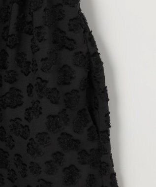 組曲 S カットジャカードティアードワンピース ブラック系