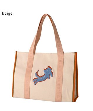 tsumori chisato CARRY キラネコ ハンドバッグ 手提げ ベージュ