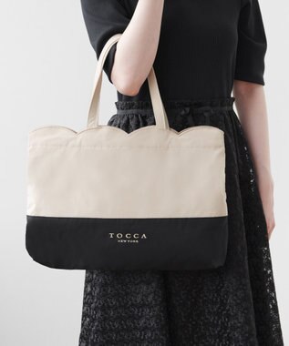 TOCCA 【A4サイズ対応】DEAR EMILY SUBBAG サブバッグ ベージュ系