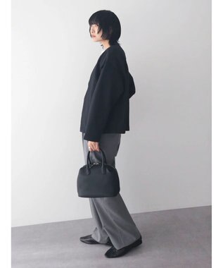 Green Parks ノーカラーポンチジャケット Black