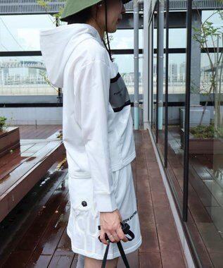 PW CIRCULUS 【WOMEN】【洗える/軽量】裏毛 ロゴ スカート ゴルフウェア レディース ホワイト