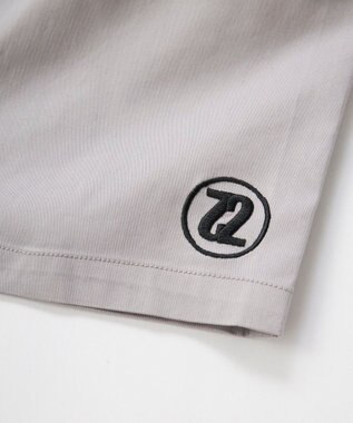 OP／FILA 【SEVEN2】バックブリント ロゴデザインハーフパンツ グレー