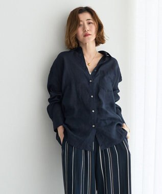 YECCA VECCA 3wayフレンチリネンシャツ