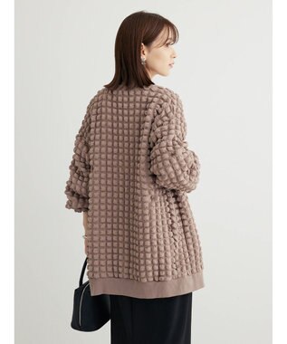 Green Parks ・ＲＡＹ　ＣＡＳＳＩＮ　ポップコーンカーディガン Gray Beige