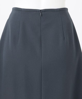 23区 L 【エステータ】ハードギャバジン スカート スチールブルー系