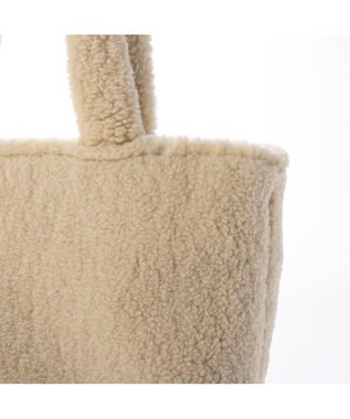 UNBILLION カシュカシュ cachecache / 目玉ポーチ付ファートート アイボリー