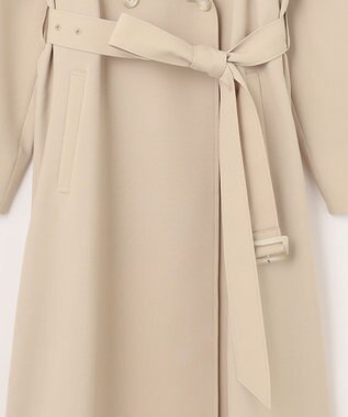 ANY SIS 【洗える】ライトミディ トレンチコート ベージュ