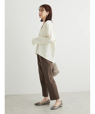 Green Parks Ｂ．ＳＥＴ２点深Ｖプルオーバー＋スクエアタンク Ecru