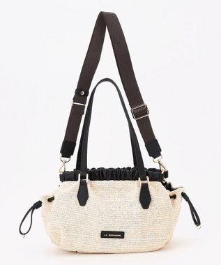 LA BAGAGERIE シャーリング2WAYサマーバッグ　mini アイボリー