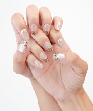  デザインショートネイルチップ