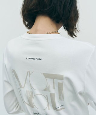 UNFILO コットンスムース グラフィックＴ オフモチーフ