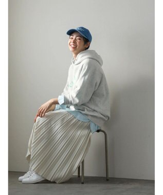 Green Parks プリーツスカート Ivory