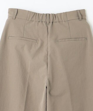 ANY 【吸水速乾/イージーケア/ストレッチ/ウエストゴム/洗濯機可能】ドライチノタックパンツ ライトモカ