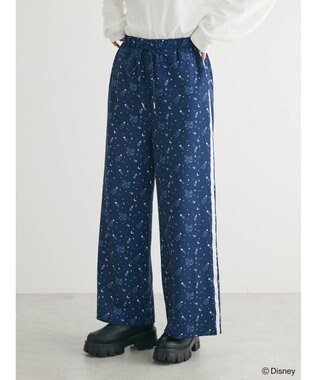 Green Parks ＦＡＮＴＡＳＩＡ／サイドライン柄パンツ Navy